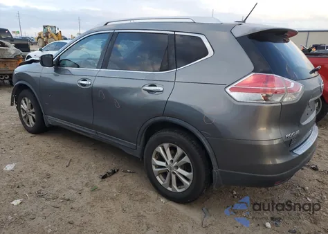 2015 Nissan Rogue Sv z USA, uszkodzony, nr VIN KNMAT2MT1FP553297